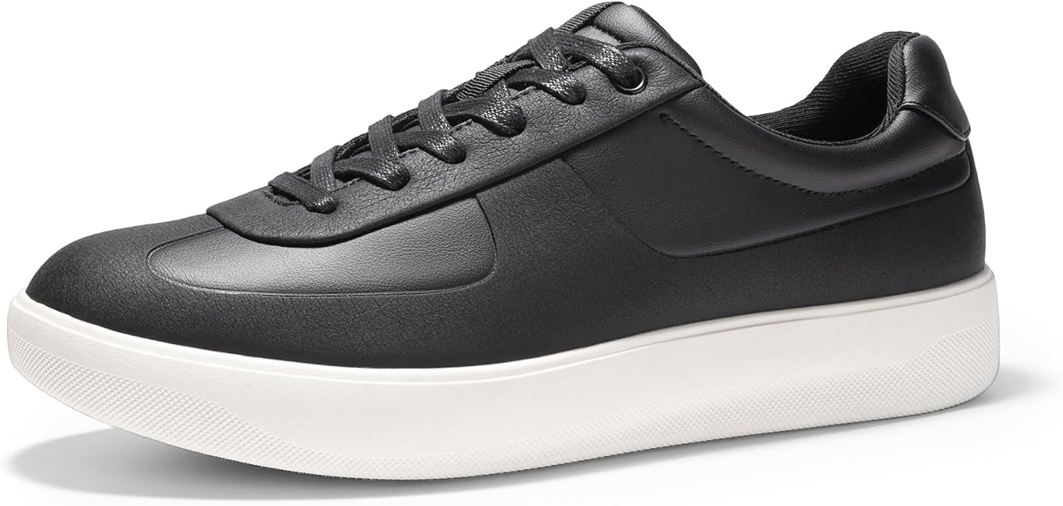 61UrpJ5QrL._AC_SL1500_.jpg Men's Dress Sneakers Business Casual Shoes for Men Lace Up Slip-Resistant Fashion Sneakers - Image 1