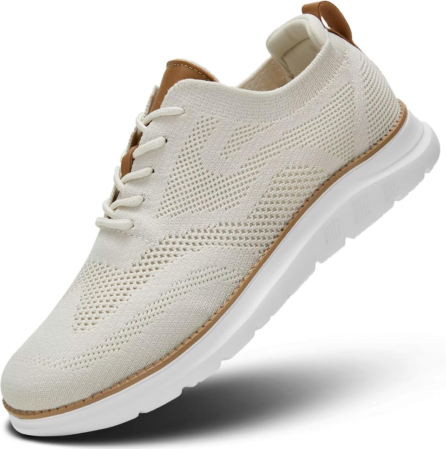 71LuwzX25L._AC_SL1500_.jpg Mens Casual Dress Oxfords Shoes Fashion Mesh Work Business Walking Sneakers Comfortable Lightweight Soft Sole - Image 1