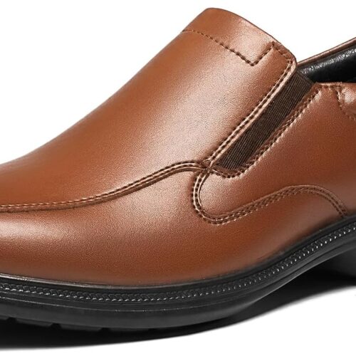 Mens Loafers, Split Leather Oxford Dress Shoes for Men, Formal Casual Business Shoes