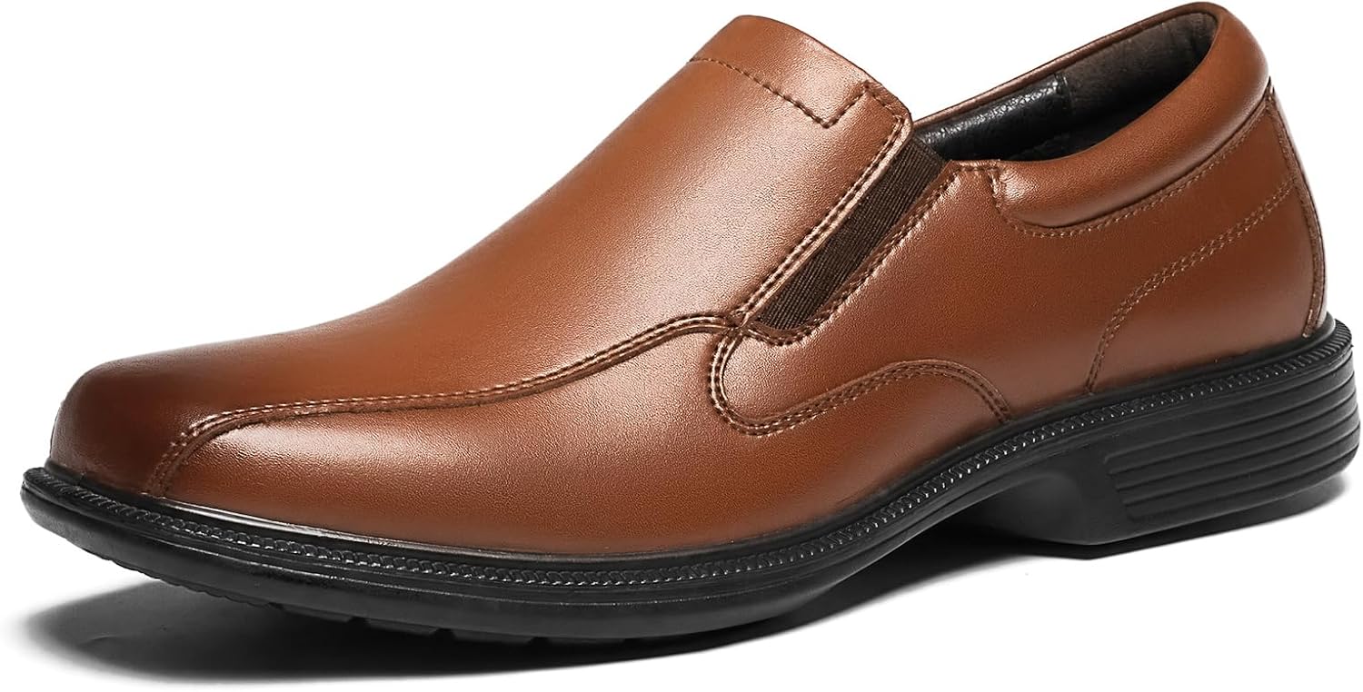 71b70JXkJRL._AC_SL1500_.jpg Mens Loafers, Split Leather Oxford Dress Shoes for Men, Formal Casual Business Shoes - Image 1