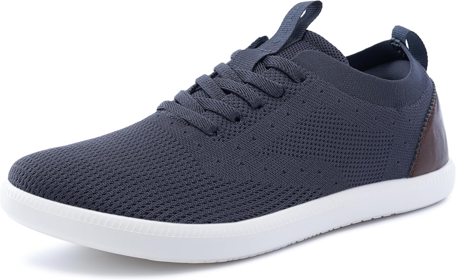 81F4Sp6cL1L._AC_SL1500_.jpg Men's Wide Toe Box Casual Dress Sneakers | Knit Mesh Oxfords Shoes | Zero Drop - Image 1