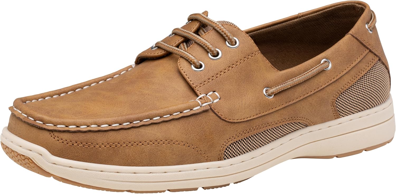 81JqQjX2O-L._AC_SL1500_.jpg Men's Loafers & Slip-ons 3-Eye Boat Shoes Men Comfortable Casual Loafers for Men - Image 1