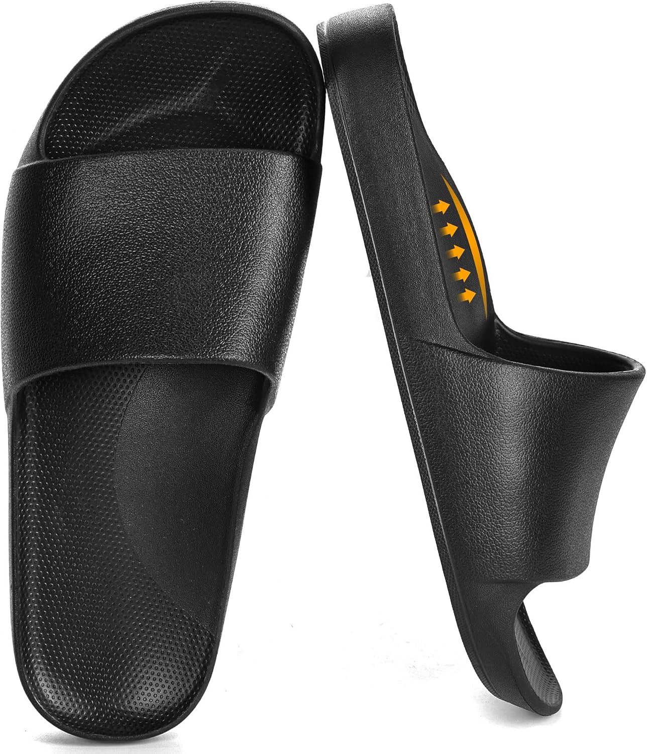 81Rlt3iugRL._AC_SL1500_.jpg Arch Support Slides for Women and Men Recovery House Sandals for Men Soft and Comfortable Summer Beach Shoes Slippers Women - Image 1
